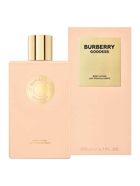 burberry goddess bodylotion